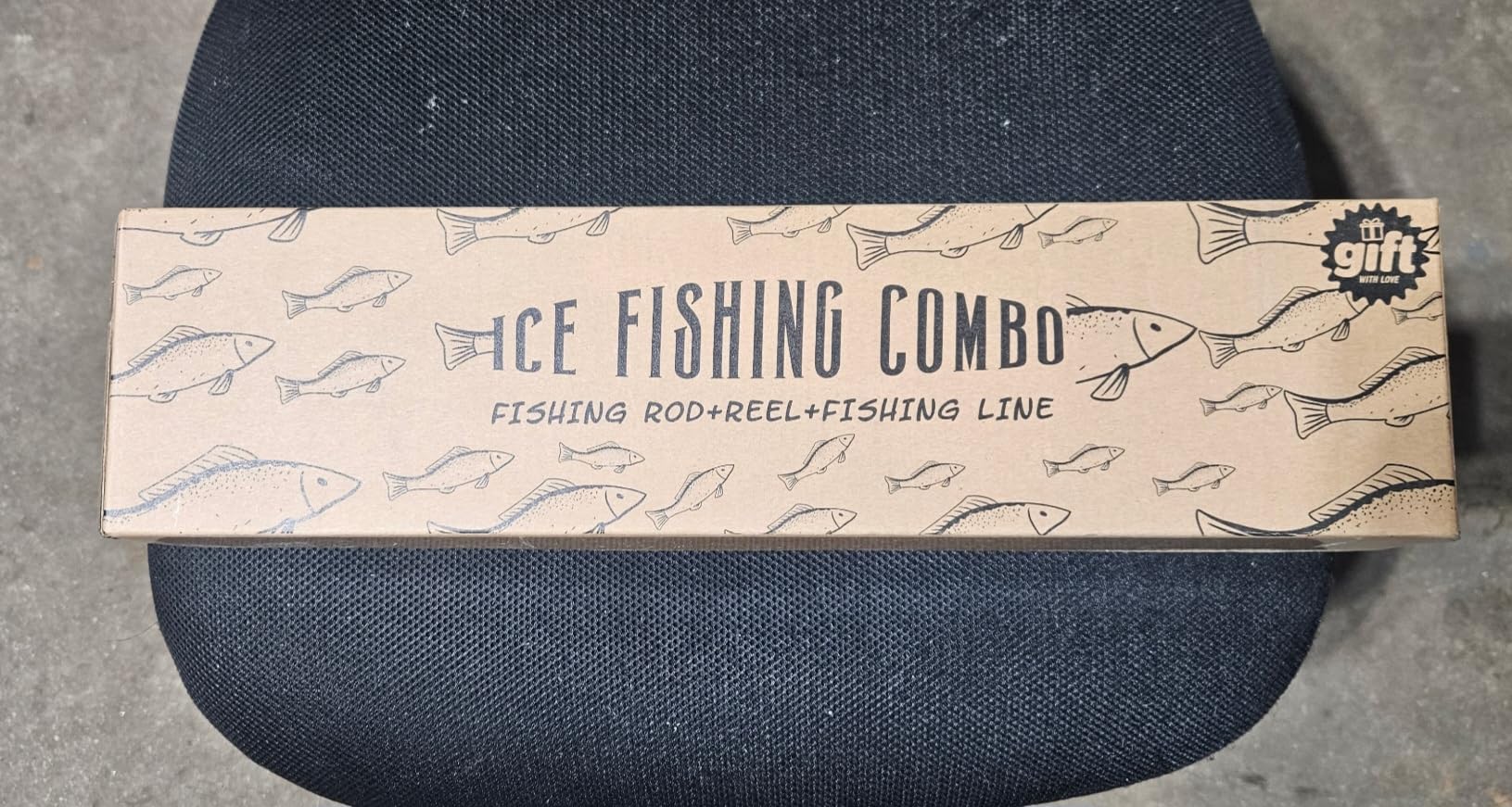 QualyQualy Ice Fishing Rod and Reel Combo 24 inch M/ML Inline Ice Fishing Combos 2 Different Tips for Walleye Perch Panfish and Trout customer photo 2