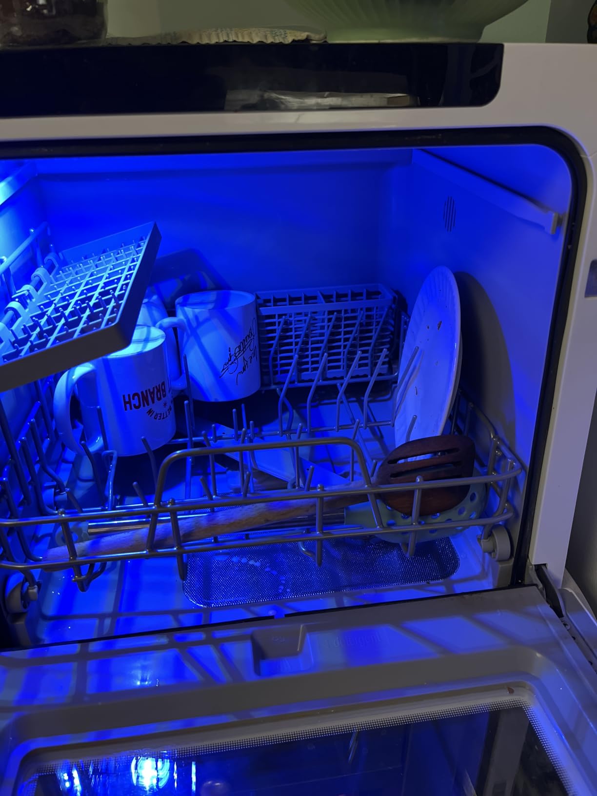 EUHOMY Countertop Dishwasher Portable with 8 Programs, 5L Built-in Water Tank, 167℉ High-Temp, No Hookup Needed, Portable Dishwasher with Self-Clean/Baby Care/Air Dry/Quick/ECO/Fruit/Normal Mode customer photo 1