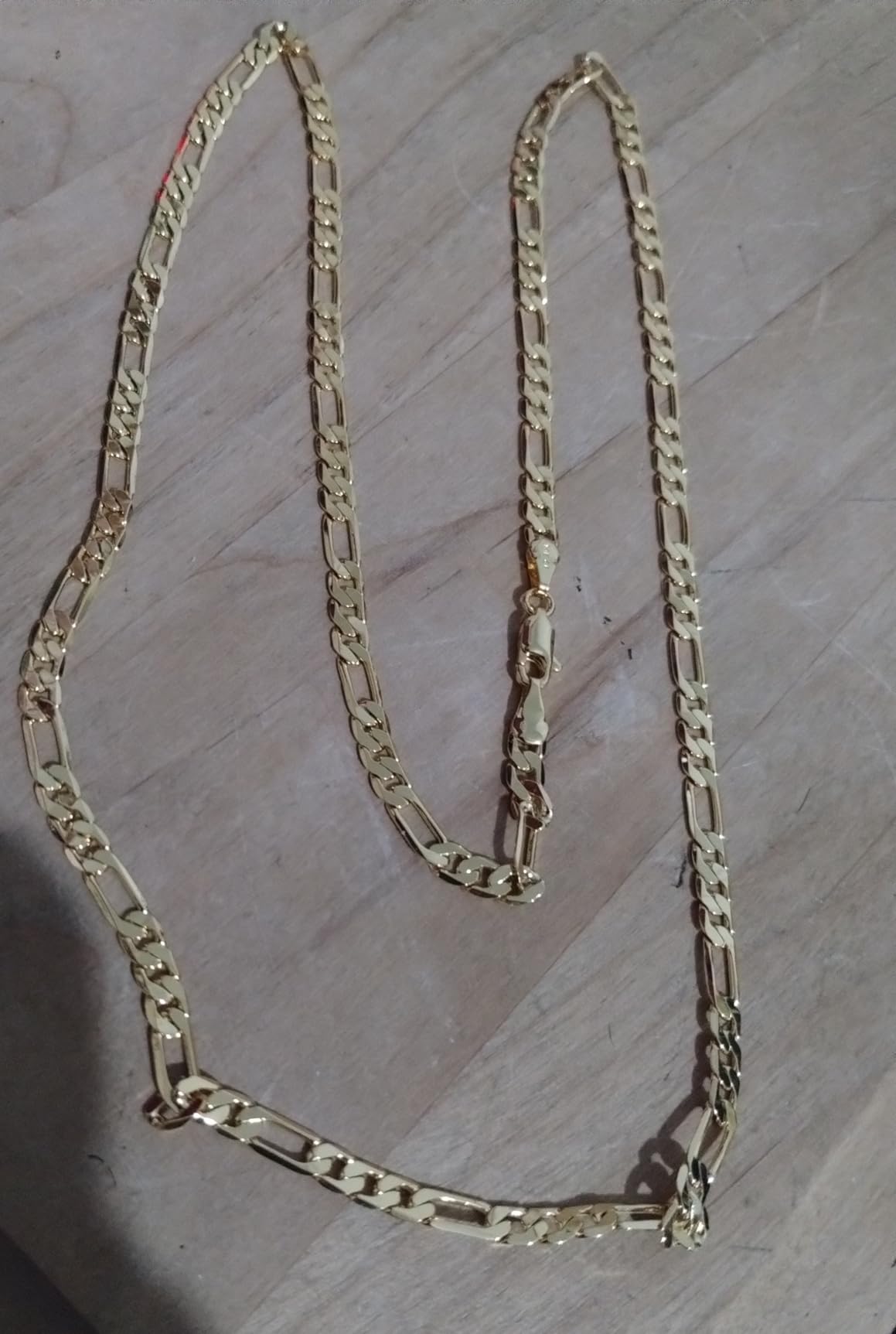 Gold Chain for Men and Women, 14K Gold Chain Necklace for Women & Men Chains for Mens Figaro Chains Necklaces 4mm Width, 20