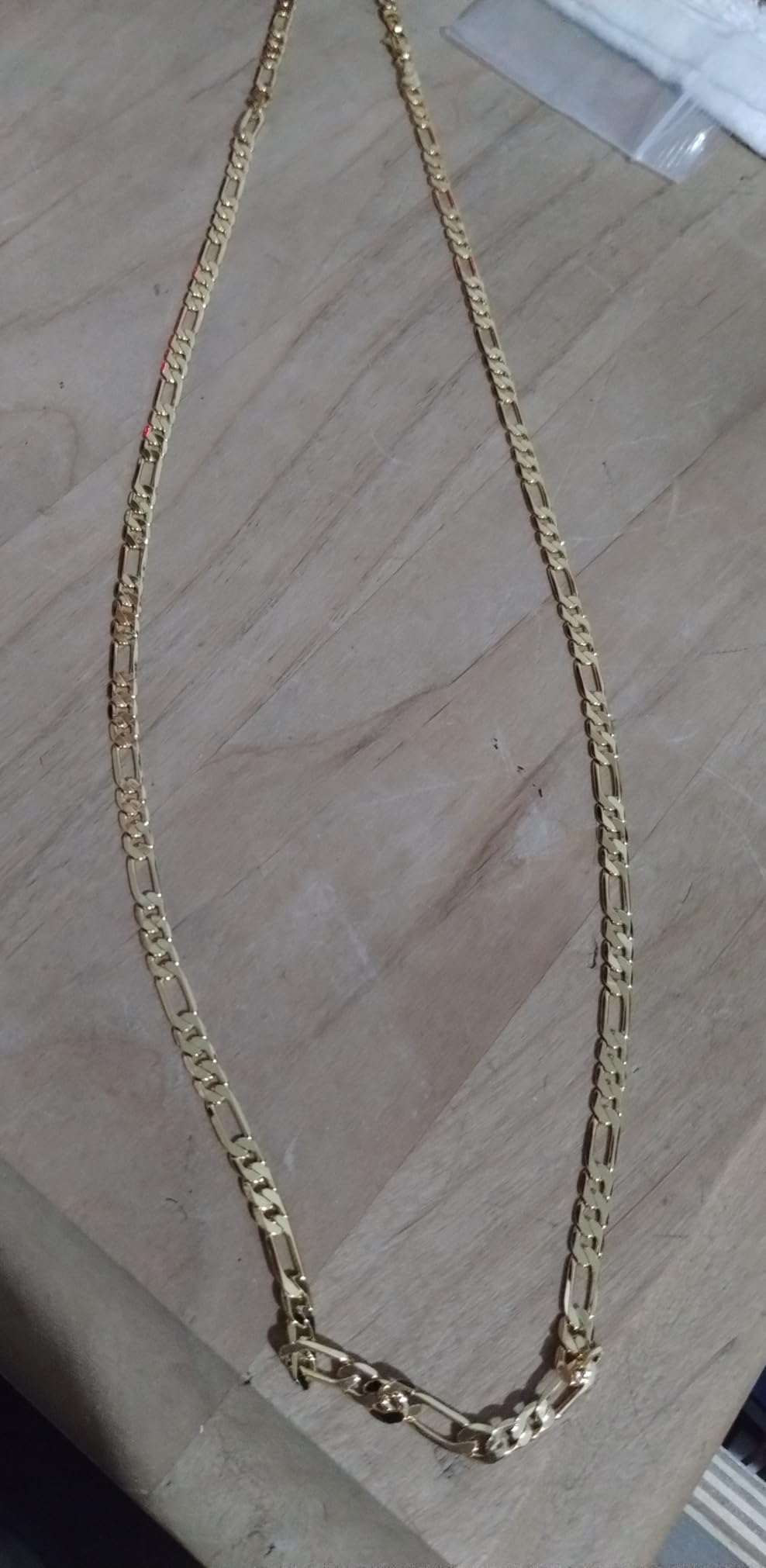 Gold Chain for Men and Women, 14K Gold Chain Necklace for Women & Men Chains for Mens Figaro Chains Necklaces 4mm Width, 20