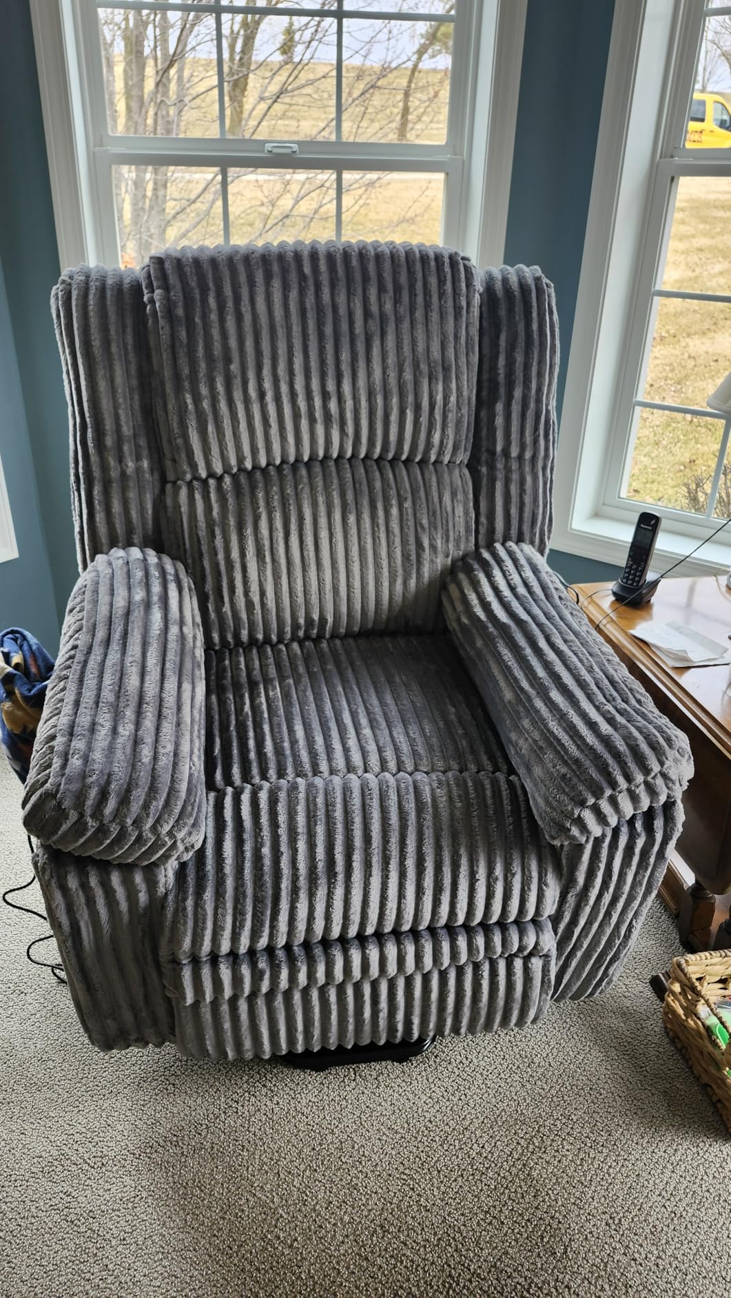 GarveeHome Power Lift Recliner Chair - Heat and Massage, Electric Lift Plush Recliner with Soft Padded Seat, Back Support & Armrests, Designed for the Elderly and People with Mobility impaired customer photo 2
