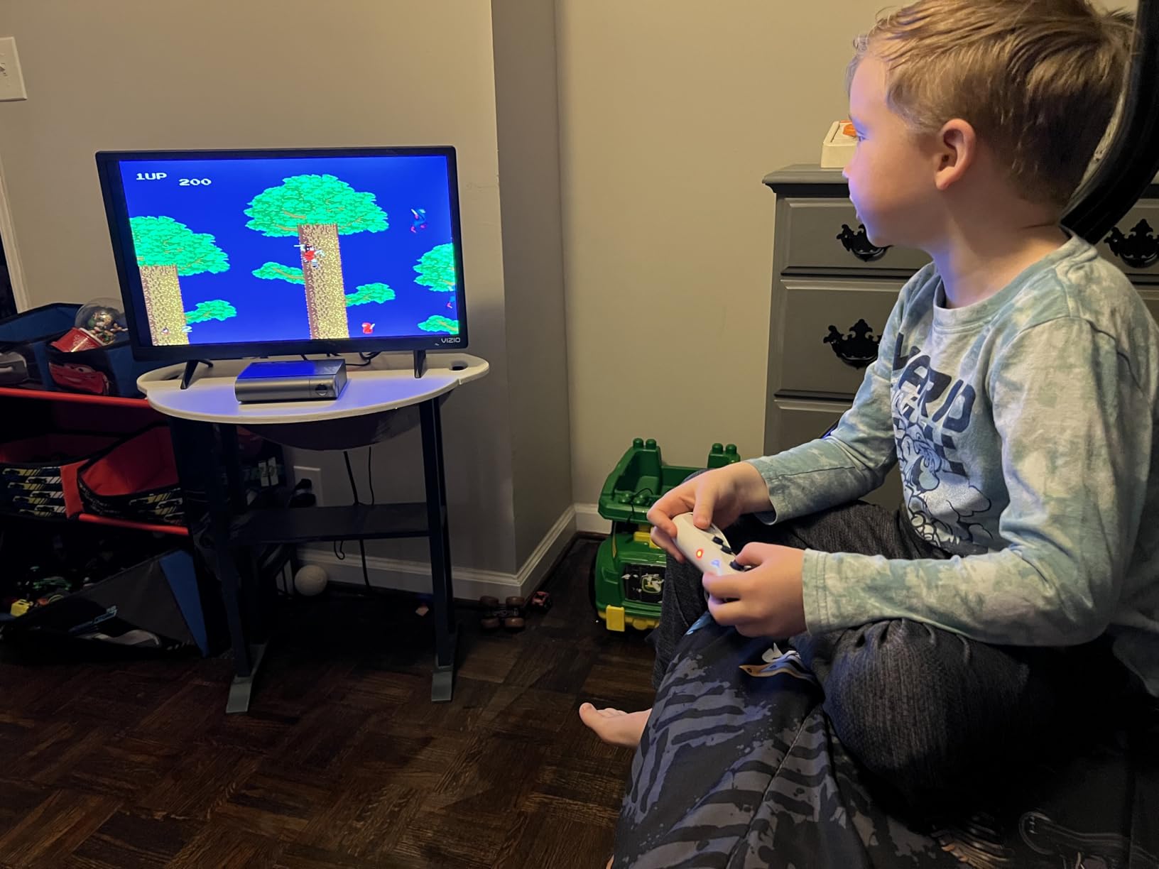 MetFut AR Motion Gaming Console for Kids & Adults: Plug & Play Video Game System for Indoor Physical Play, Interactive Family Fun, Game Nights, Parties and Playdates-Black&Grey customer photo 1