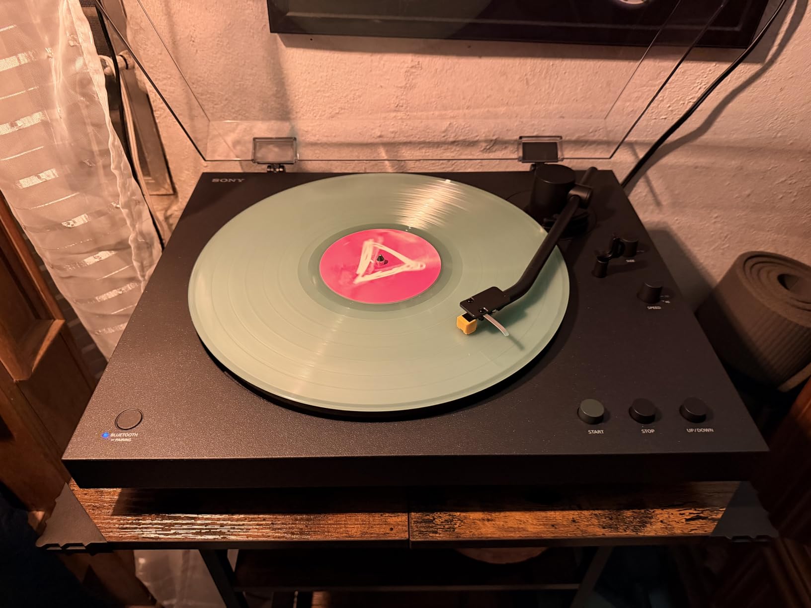 Sony PS-LX5BT Premium Wireless Bluetooth Turntable with Full Auto Playback, Built-in Phono EQ, Wired & Wireless Connection, 2026 Model customer photo 2