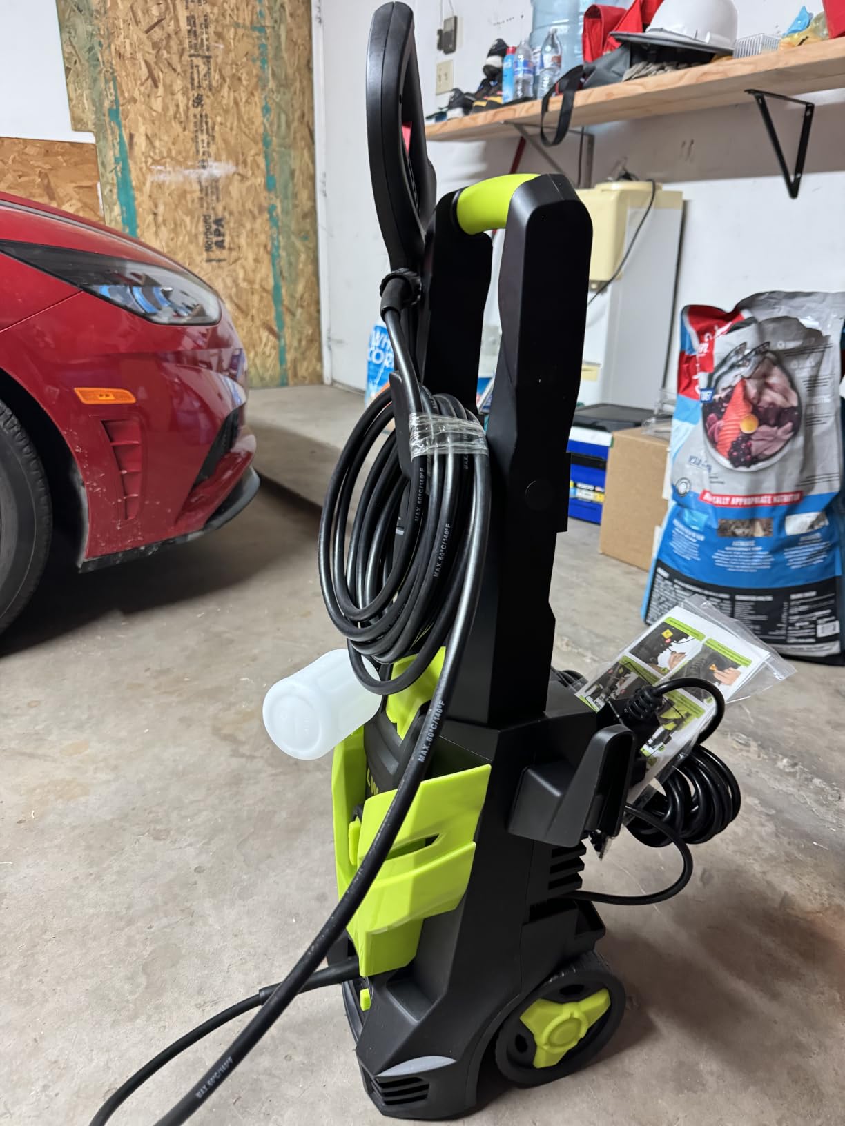 Pressure Washer, Power Washer with 4 Quick Connect Nozzles 1 Foam Cannon, High Pressure Cleaning Machine for Cars/Fences/Driveways/Patios/Farms/Home Cleaning (Bright Green) customer photo 1