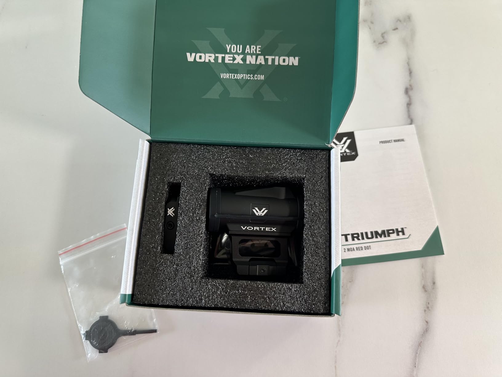 Vortex Triumph 2 MOA Red Dot Sight | Motion Activation With Auto-Shutoff, Multi-Height Mount System, NV Compatible customer photo 2