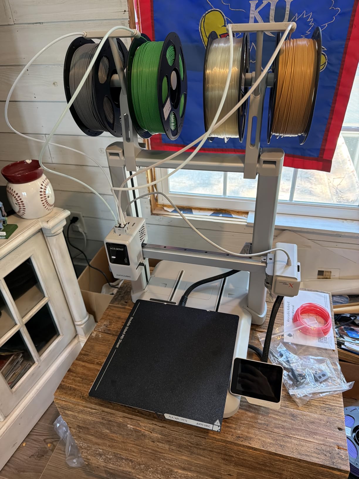 Anycubic Kobra X Multicolor 3D Printer, 2X Faster & Easy One-Click Printing, 600mm/s High Speed 3D Printers for Beginners & Kids, 4-Color Built-in, 260x260x260mm, Easy to Use FDM 3D Printer customer photo 2