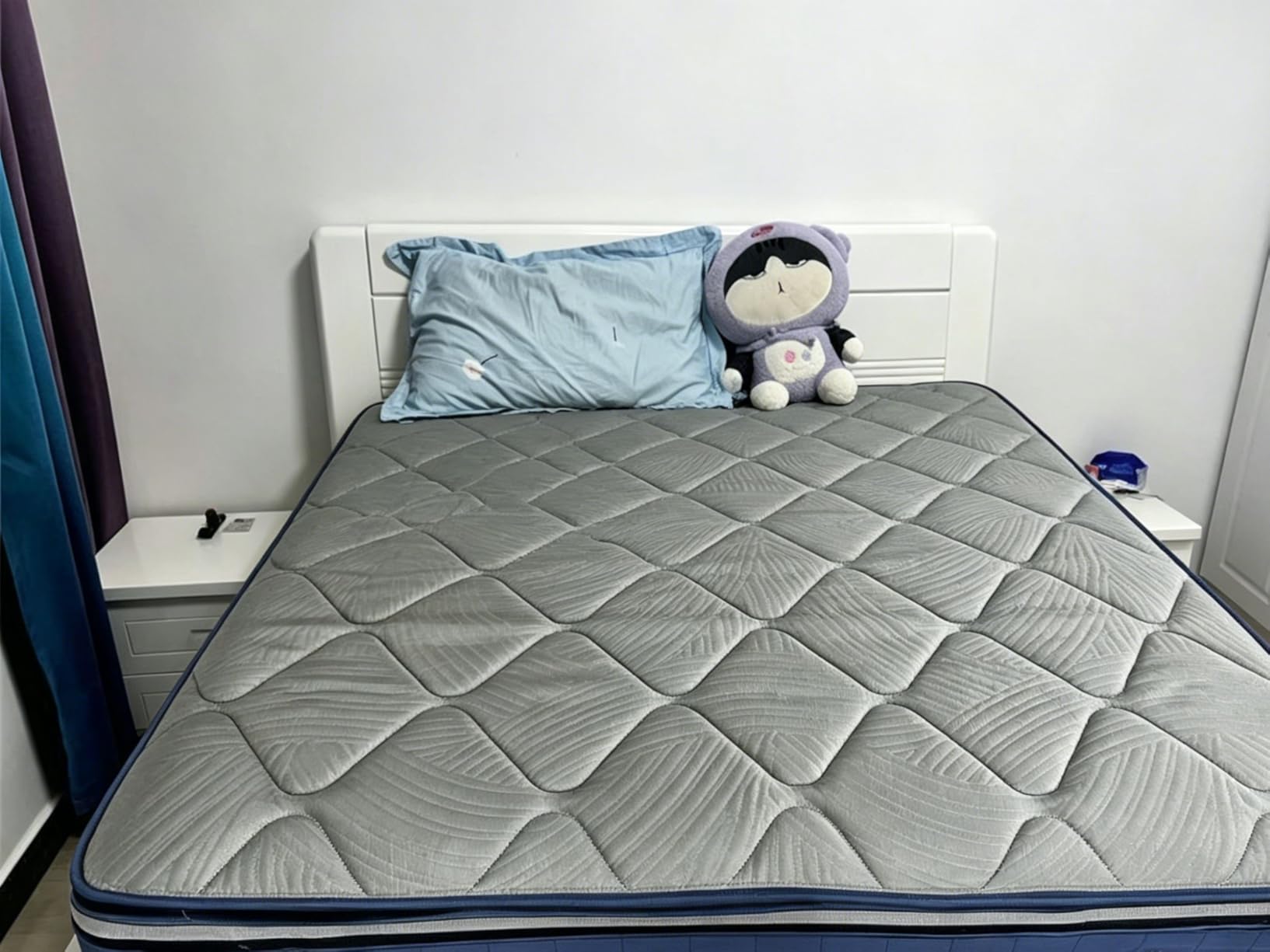 Sweetnight CoolNest 14 Inch Queen Mattress, Hybrid Queen Size Mattresses with DuoSense Pillow Top & Memory Foam for Feels up to 8 Degrees Cooler, Medium Firm customer photo 2