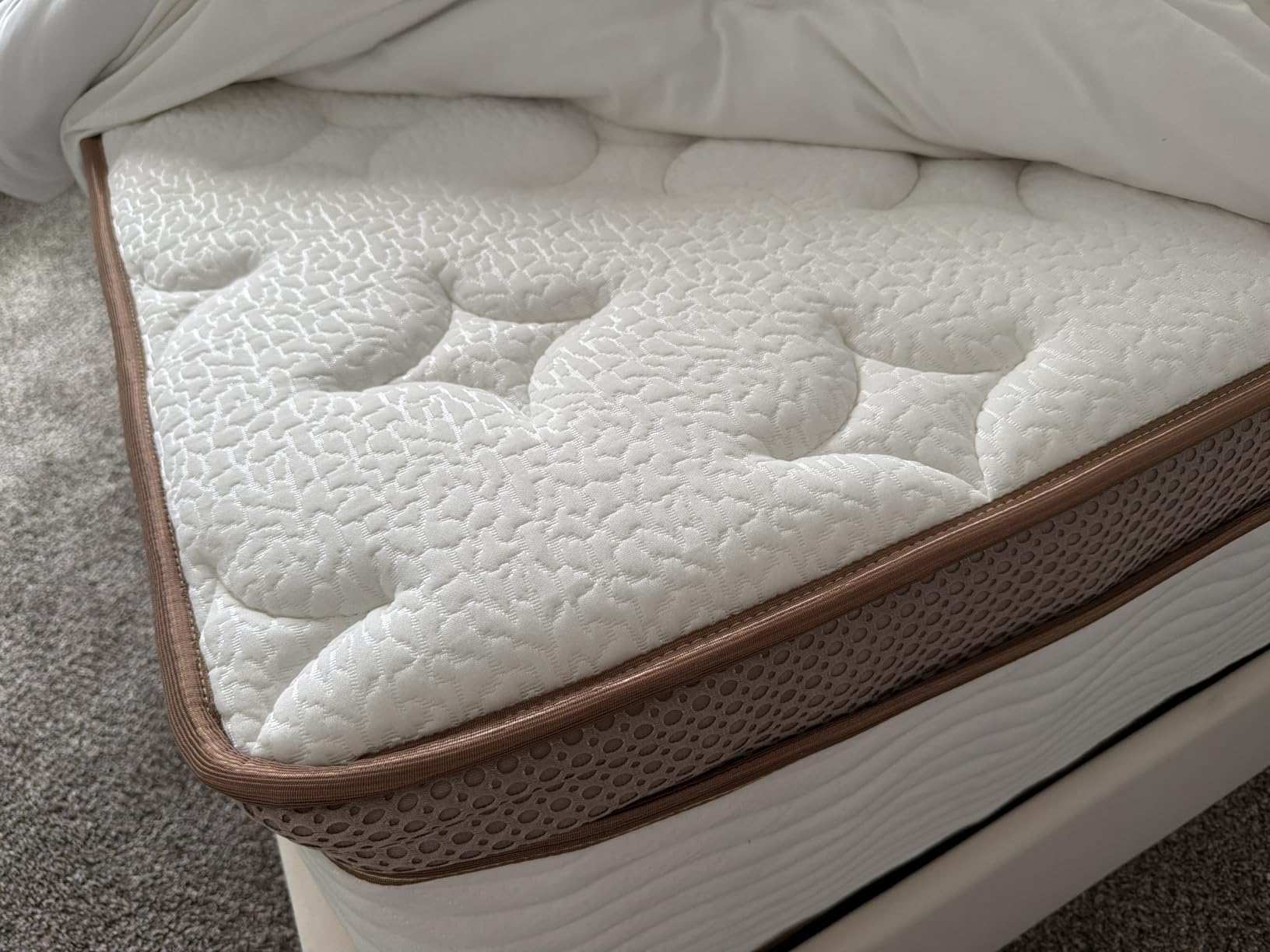 BedStory Hybrid Mattress King - 13 Inch Firm Mattress in a Box King Size - Orthopedic Lumbar Support & Motion Isolation with Precision Pocketed Springs, CertiPUR-US & Oeko-TEX Dual Certified customer photo 2