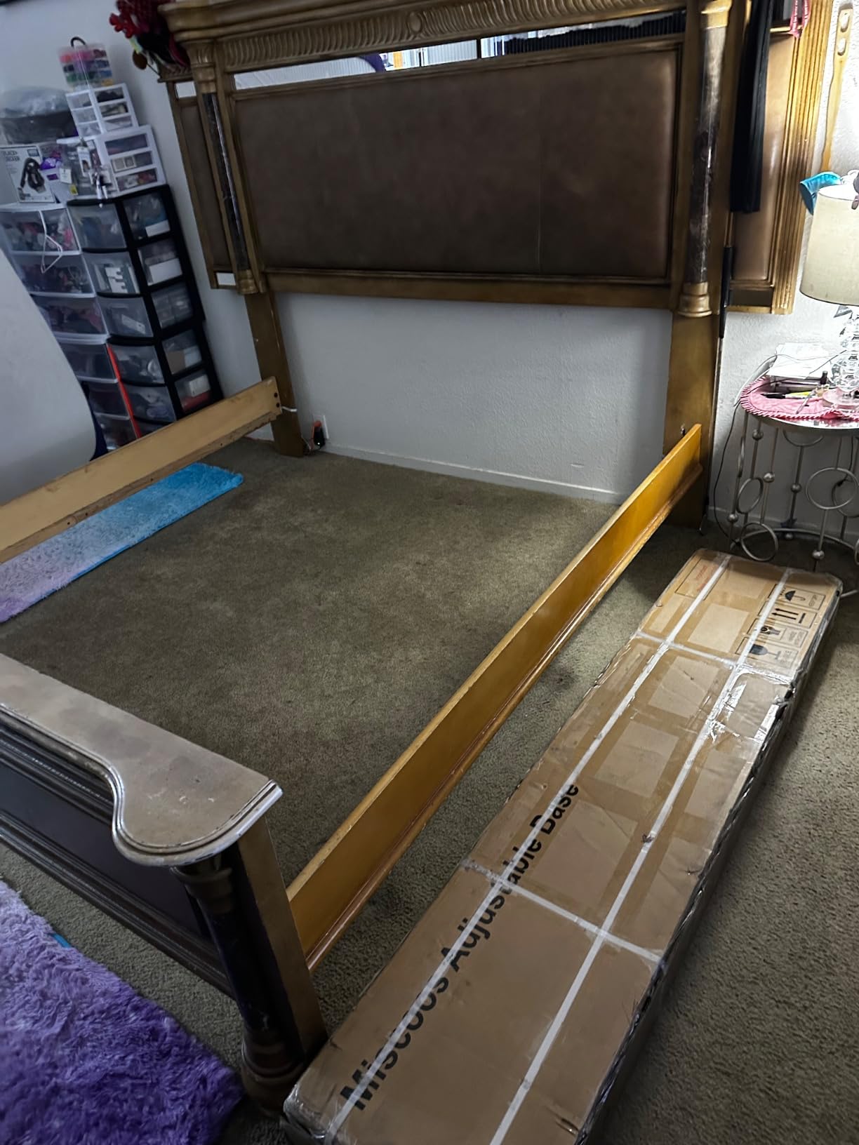Mixcous King Adjustable Bed Frame Heavy Duty 750 lbs customer photo 1