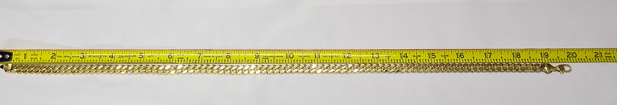 8mm Gold Cuban Link Chain Necklace for Men & Women, 14K Gold Chain Necklace for Women & Men Chains for Mens Cuban Chains Necklaces, Dainty Jewelry Gifts Size 18/20/22/24in customer photo 1