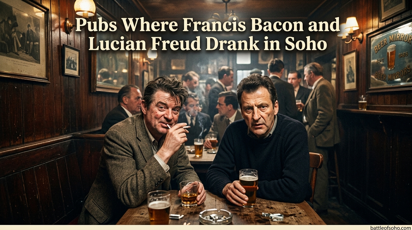Pubs Where Francis Bacon and Lucian Freud Drank in Soho