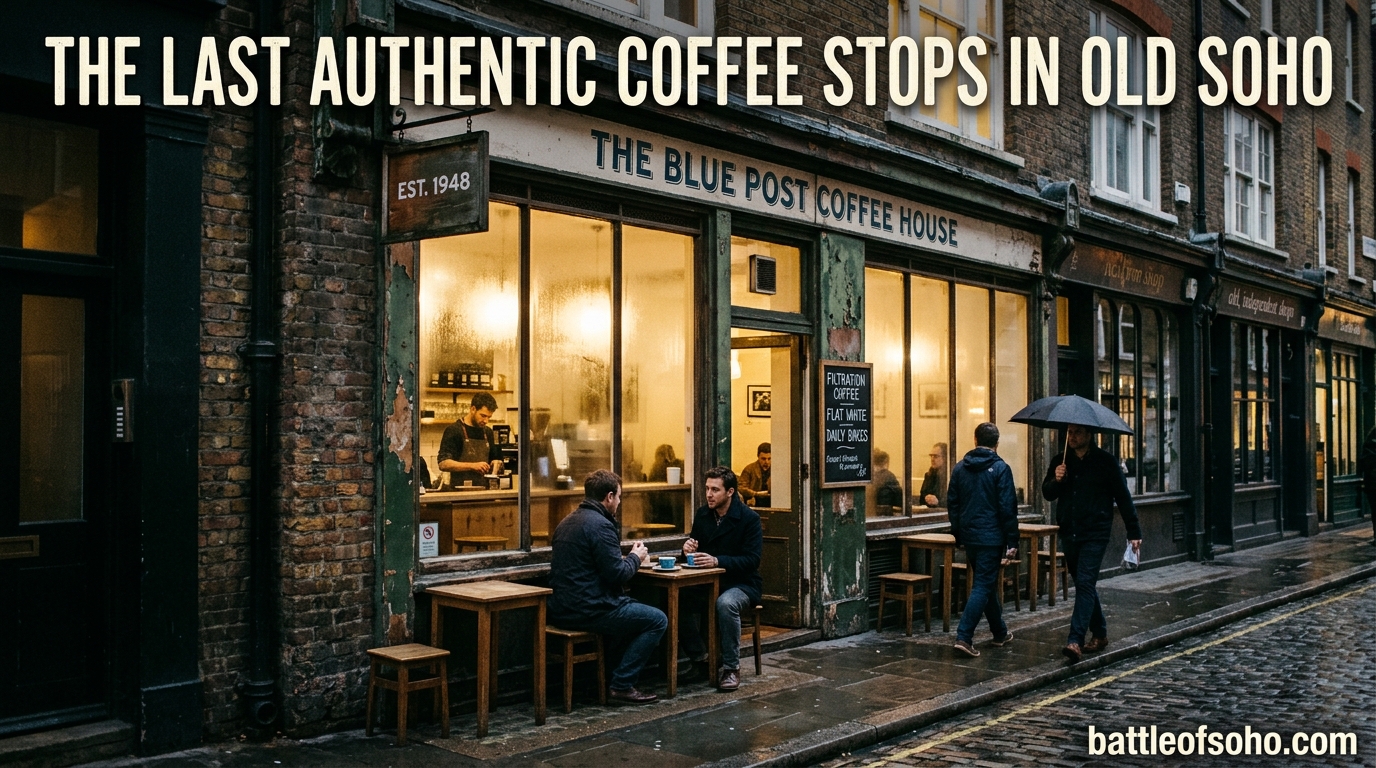 The Last Authentic Coffee Stops in Old Soho
