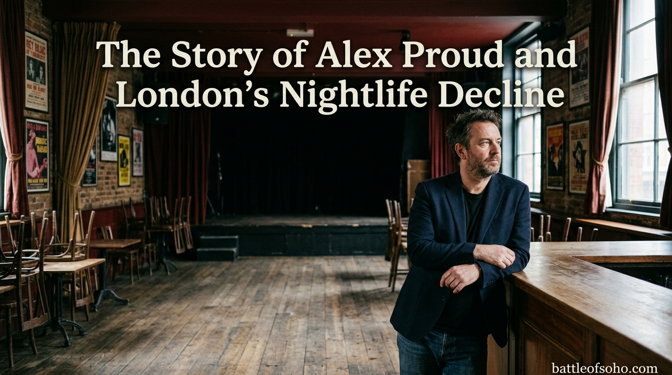 The Story of Alex Proud and London's Nightlife Decline