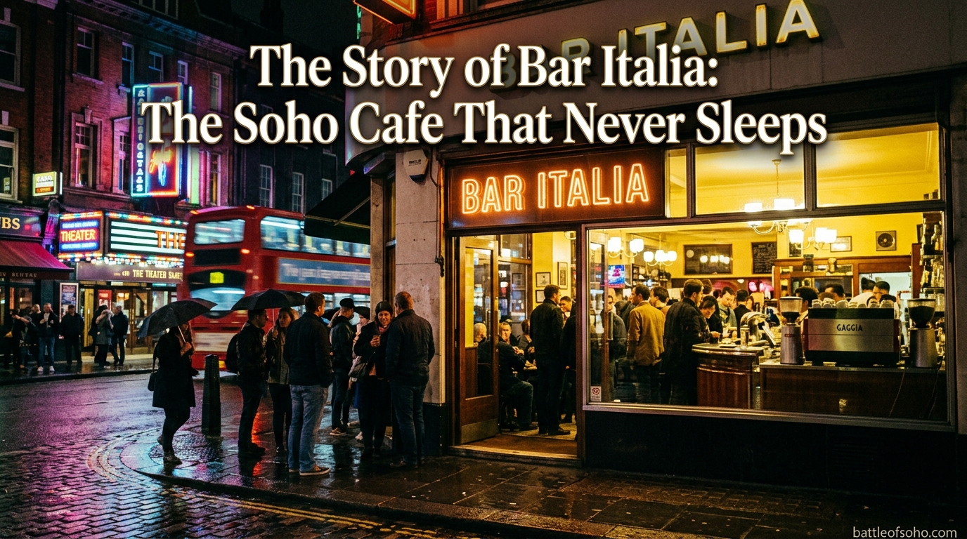The Story of Bar Italia The Soho Cafe That Never Sleeps