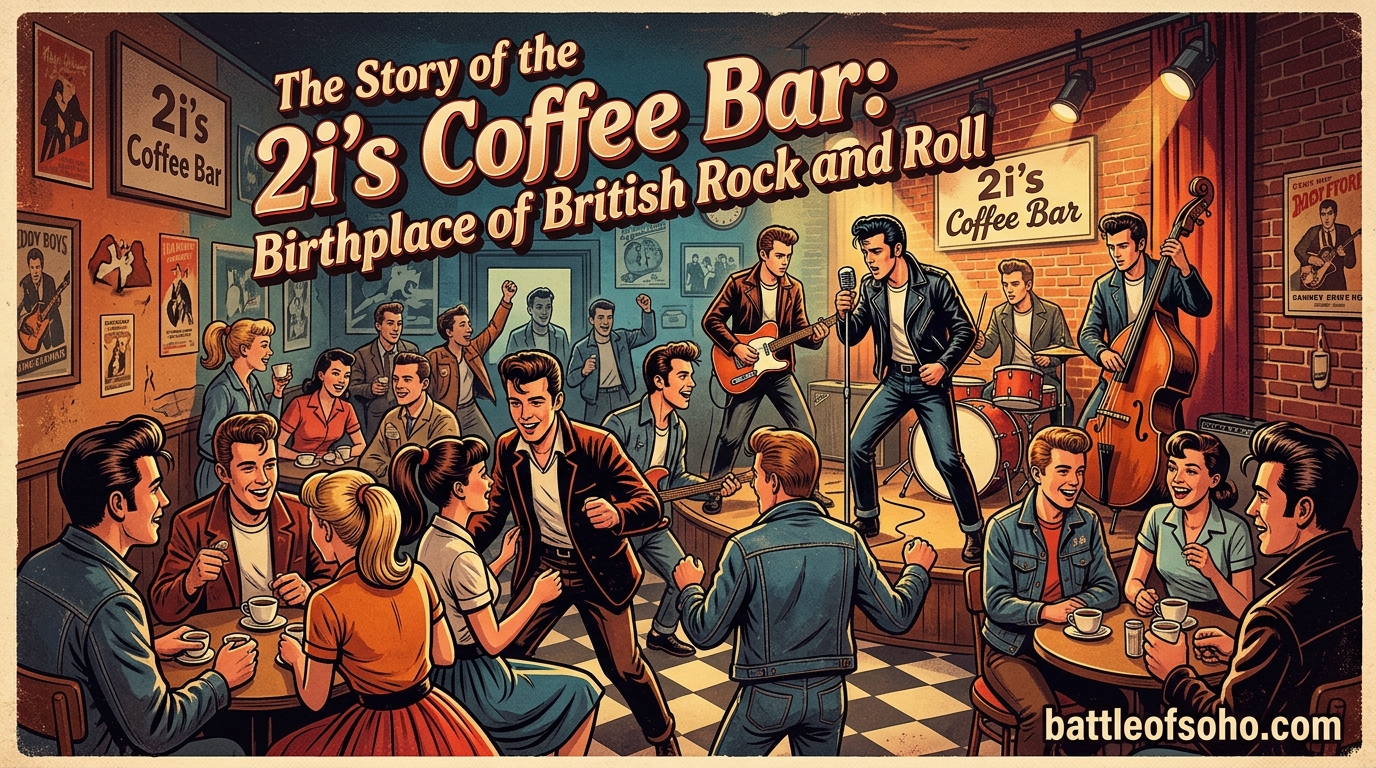 The Story of the 2i's Coffee Bar Birthplace of British Rock and Roll