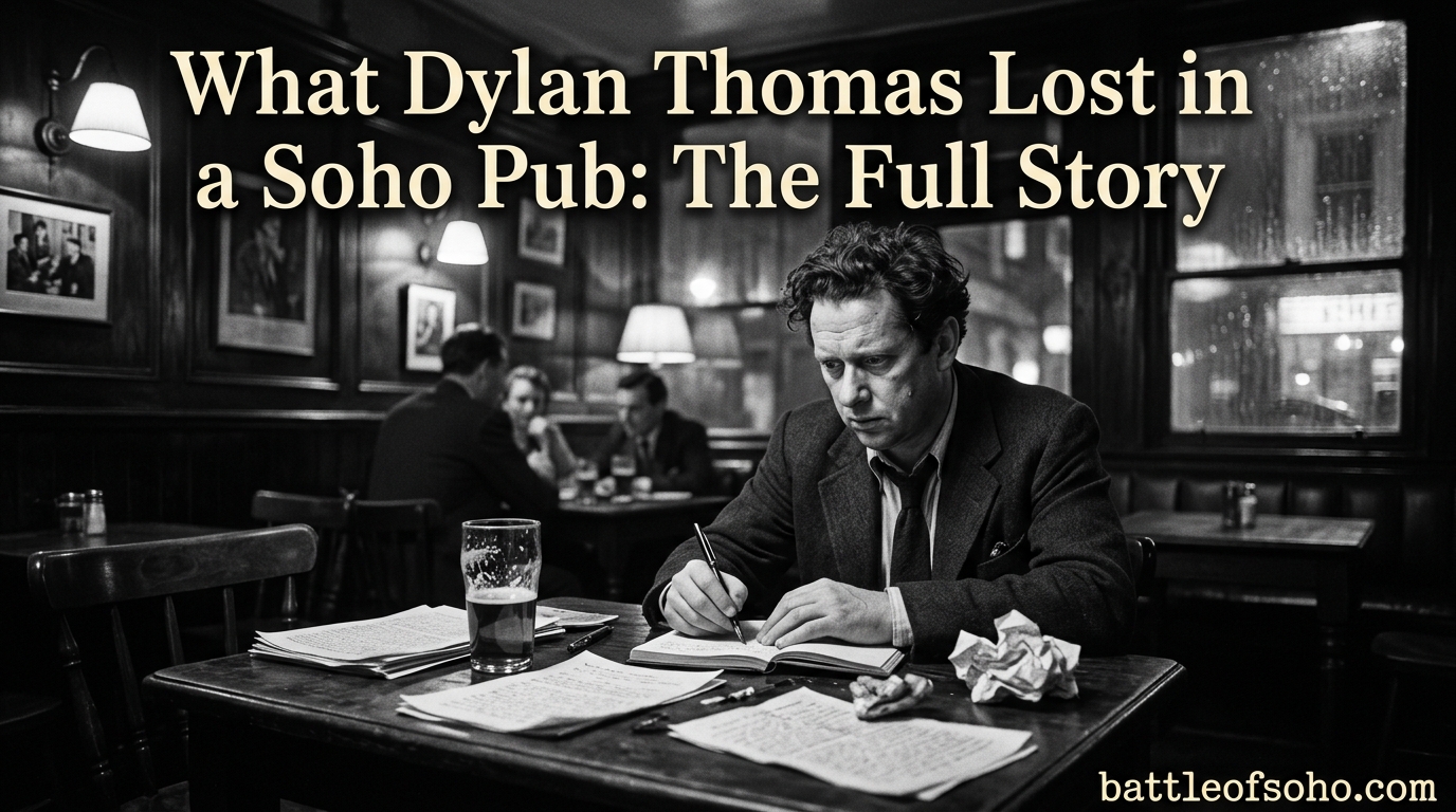 What Dylan Thomas Lost in a Soho Pub: The Full Story
