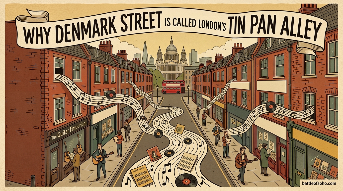 Why Denmark Street Is Called London's Tin Pan Alley