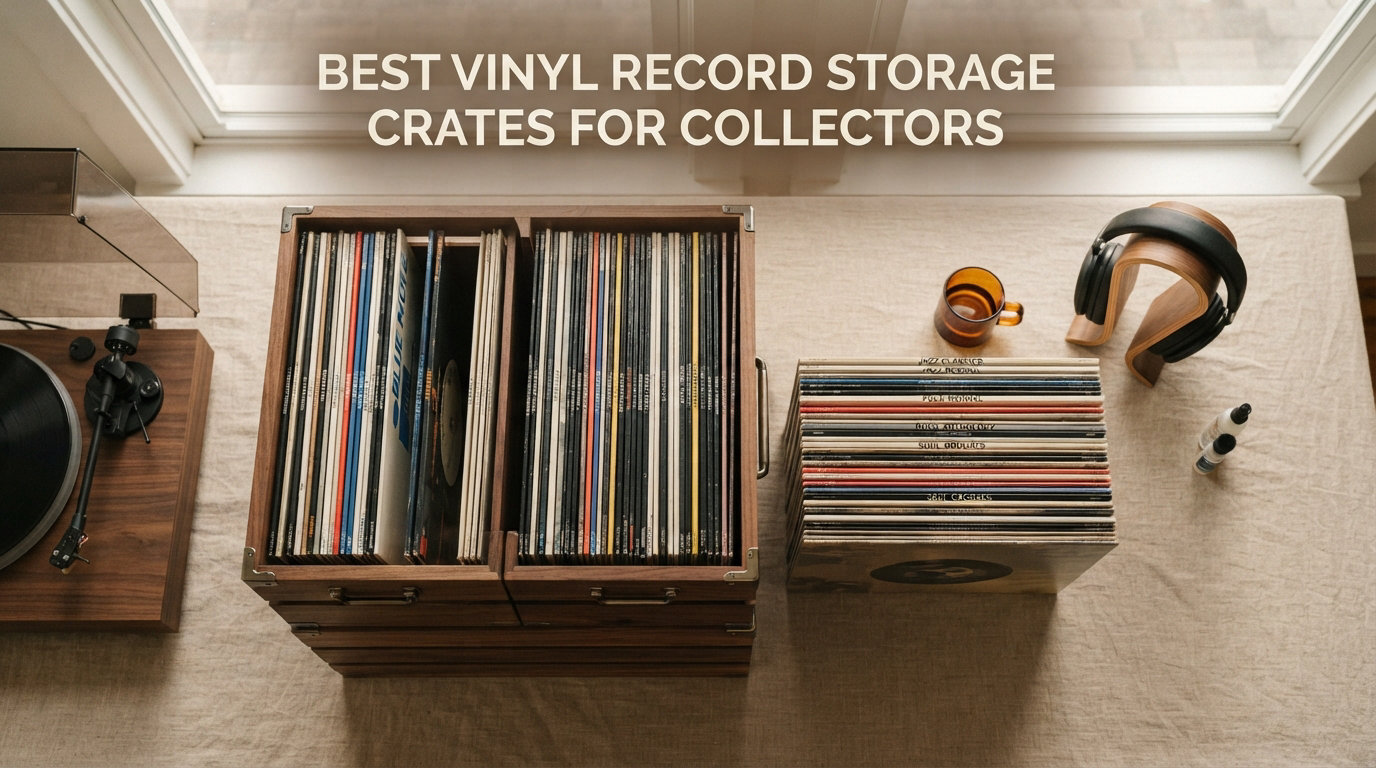 Best Vinyl Record Storage Crates for Collectors