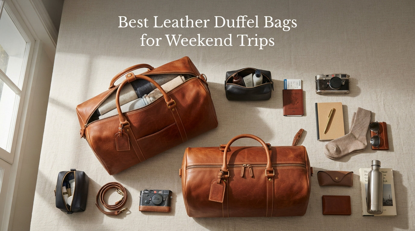 Best Leather Duffel Bags for Weekend Trips
