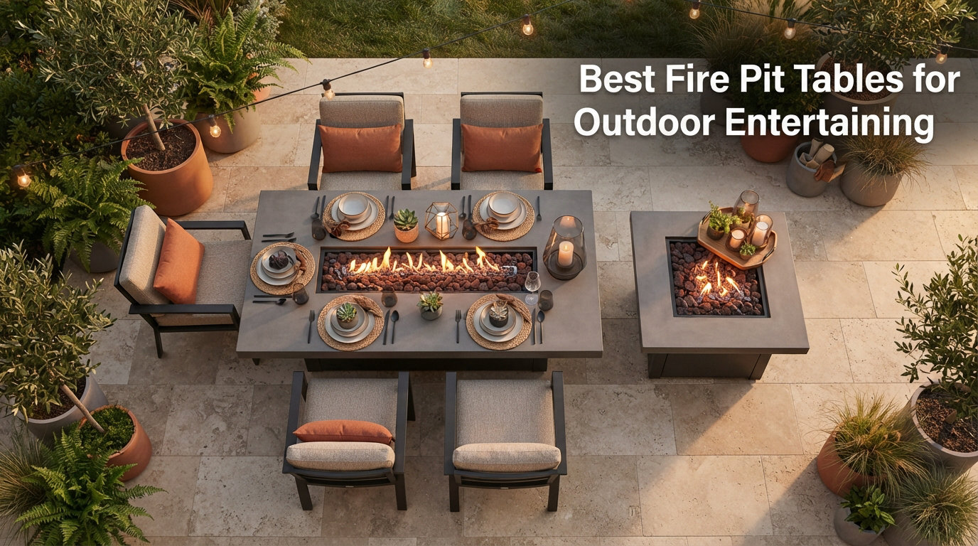 Best Fire Pit Tables for Outdoor Entertaining
