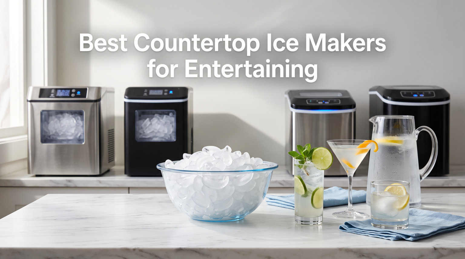 Best Countertop Ice Makers for Entertaining