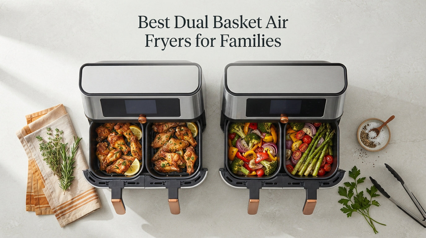 Best Dual Basket Air Fryers for Families
