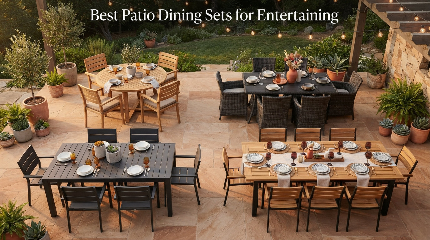 Best Patio Dining Sets for Entertaining