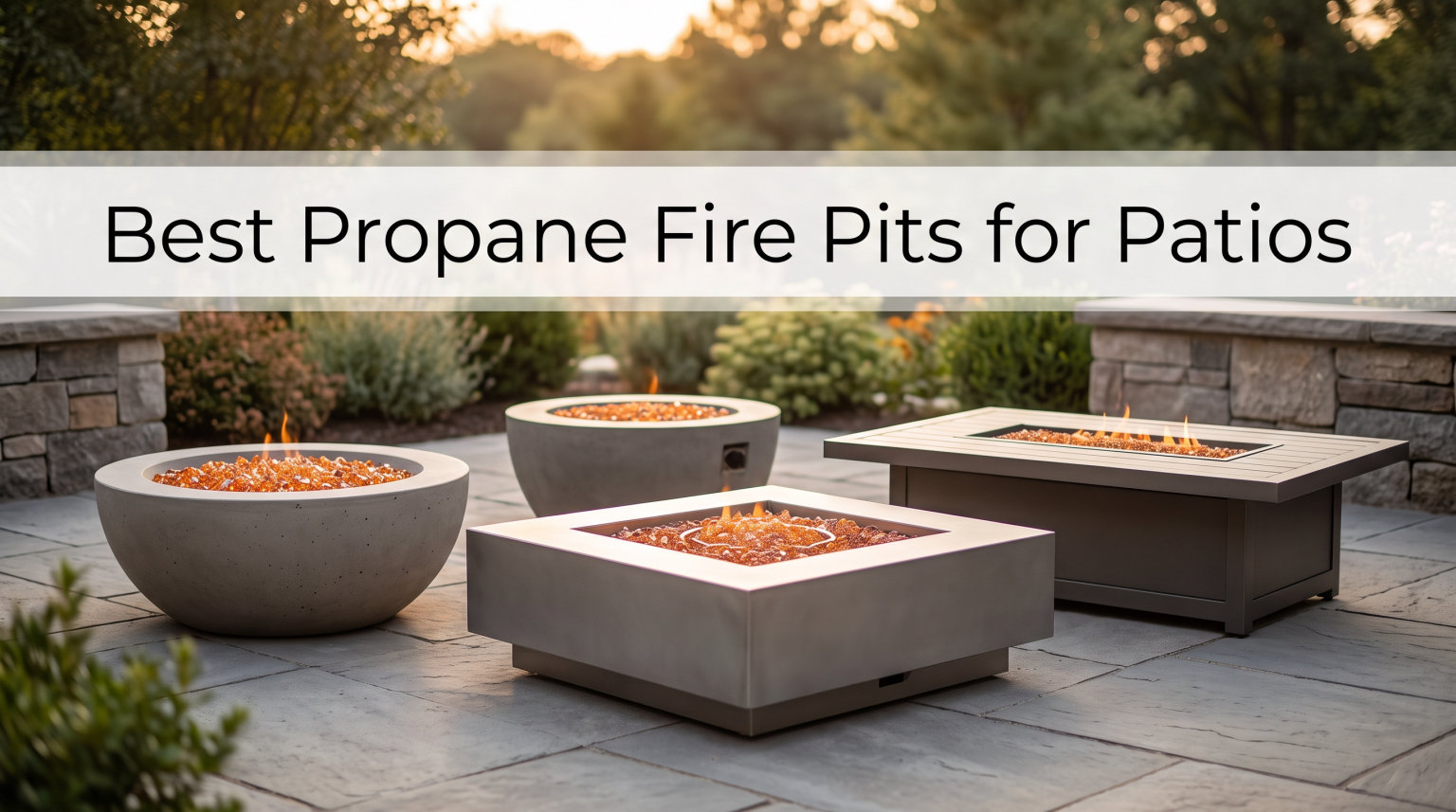 Best Propane Fire Pits for Patios