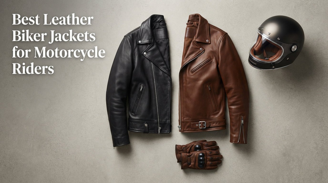 Best Leather Biker Jackets for Motorcycle Riders