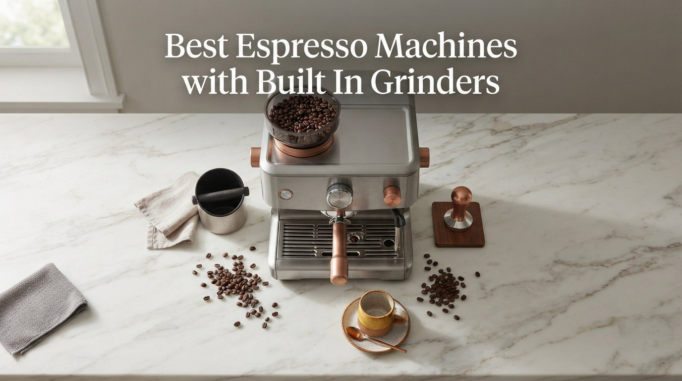 Best Espresso Machines with Built In Grinders