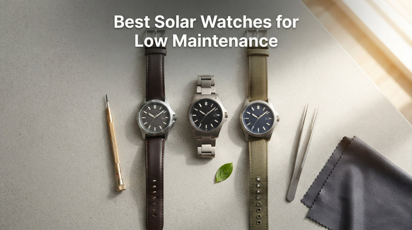 Best Solar Watches for Low Maintenance