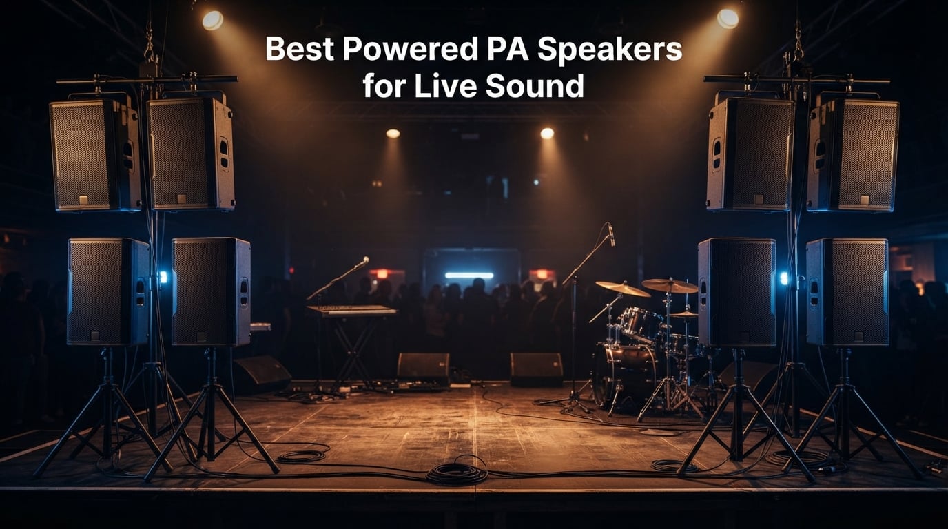 Best Powered PA Speakers for Live Sound