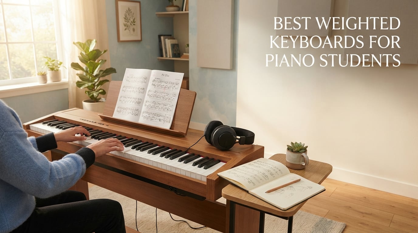 Best Weighted Keyboards for Piano Students