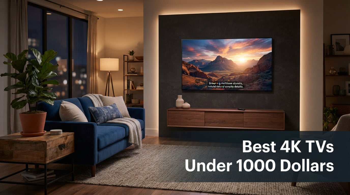 Best 4K TVs Under 1000 Dollars