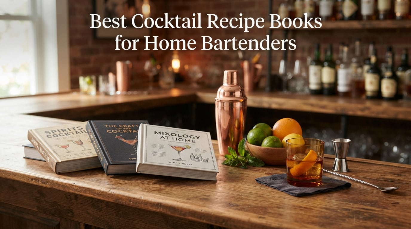 Best Cocktail Recipe Books for Home Bartenders