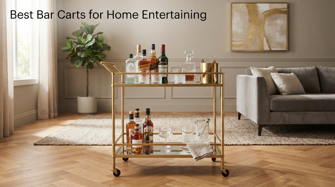 Best Bar Carts for Home Entertaining