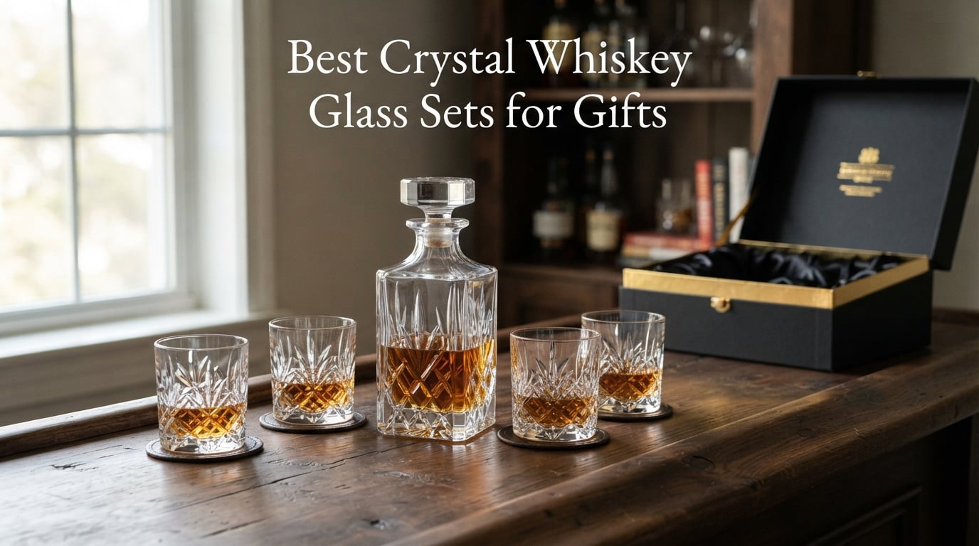 Best Crystal Whiskey Glass Sets for Gifts