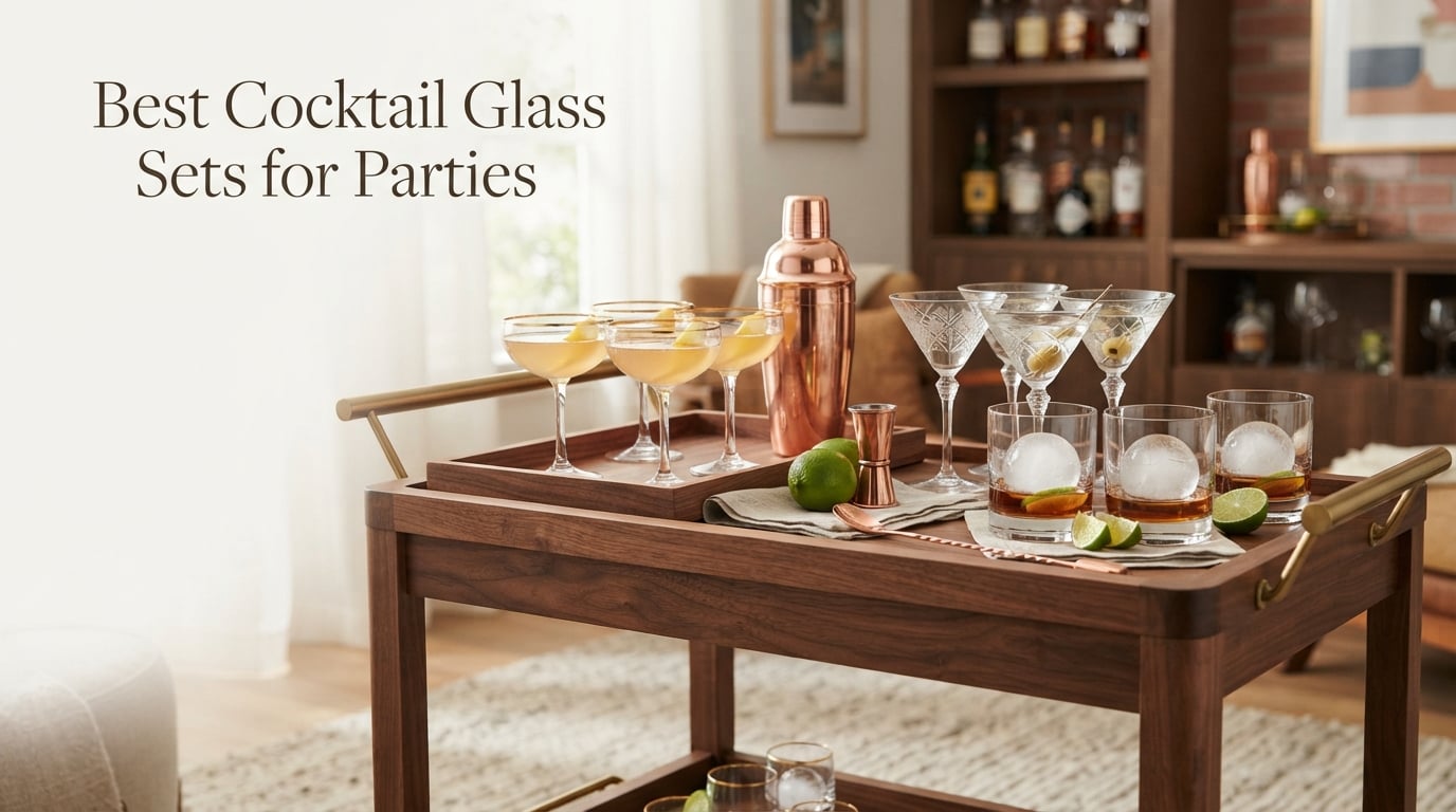 Best Cocktail Glass Sets for Parties