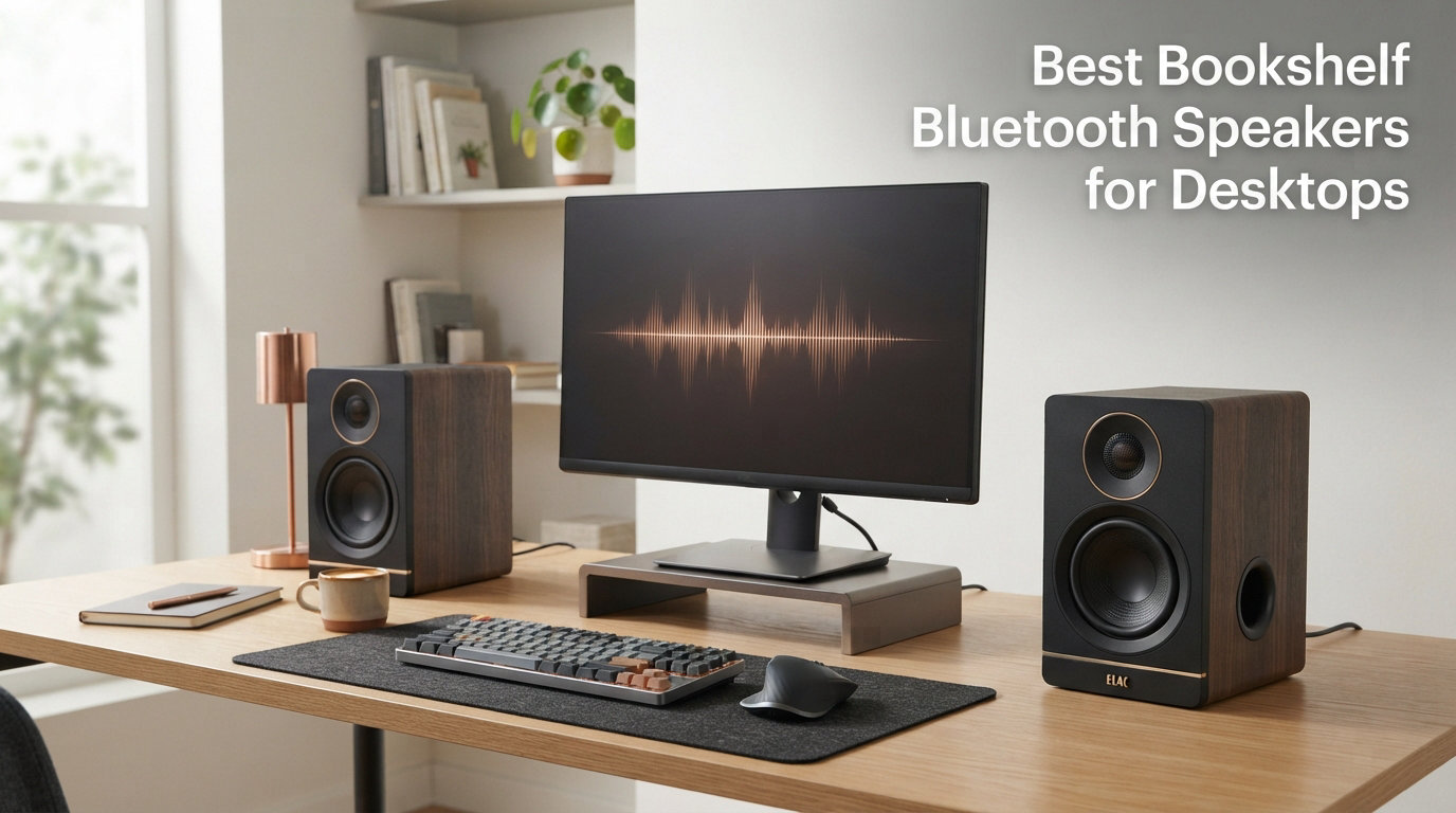 Best Bookshelf Bluetooth Speakers for Desktops