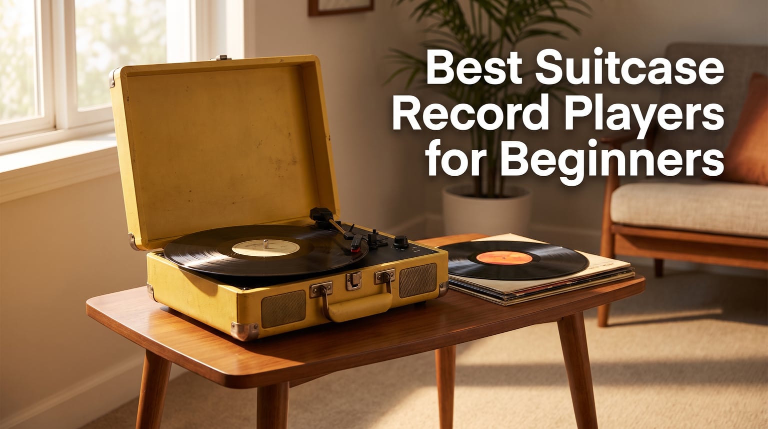 Best Suitcase Record Players for Beginners
