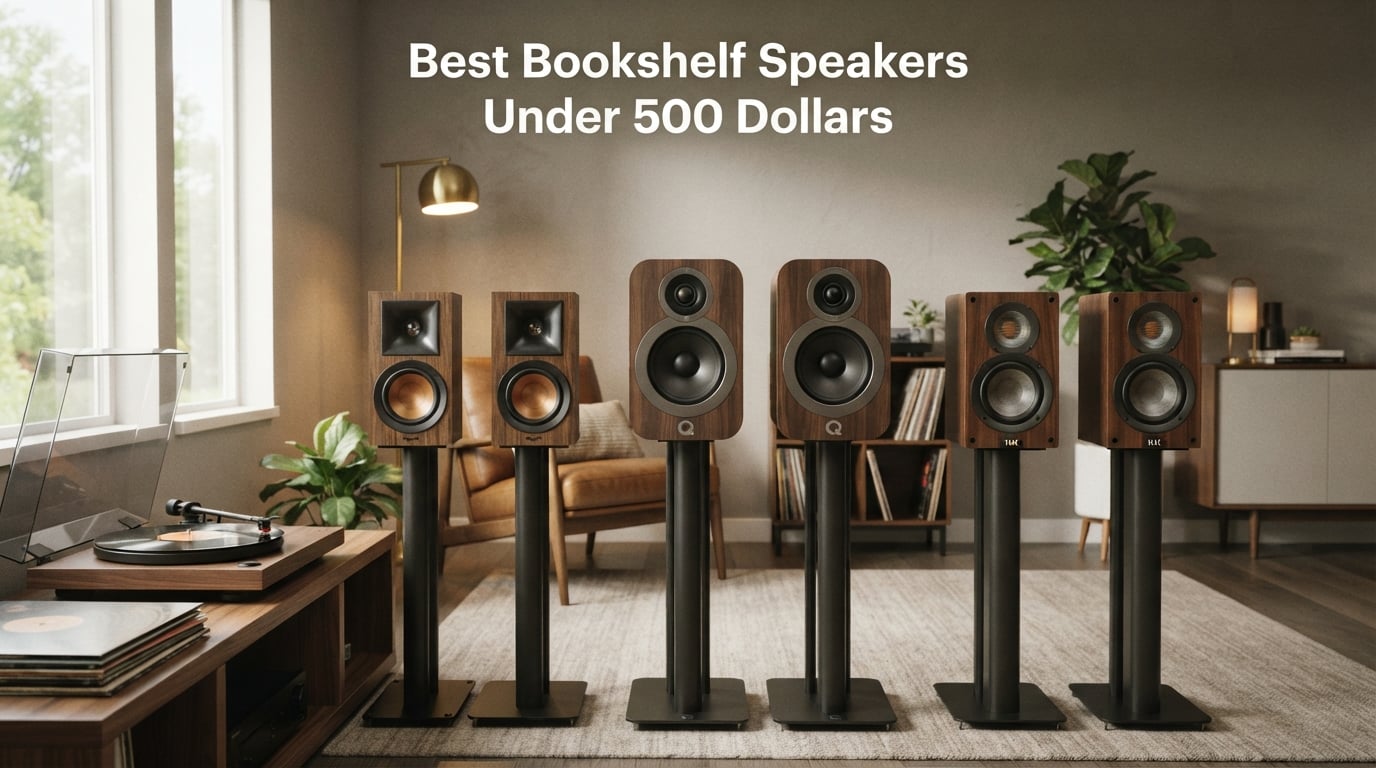 Best Bookshelf Speakers Under 500 Dollars
