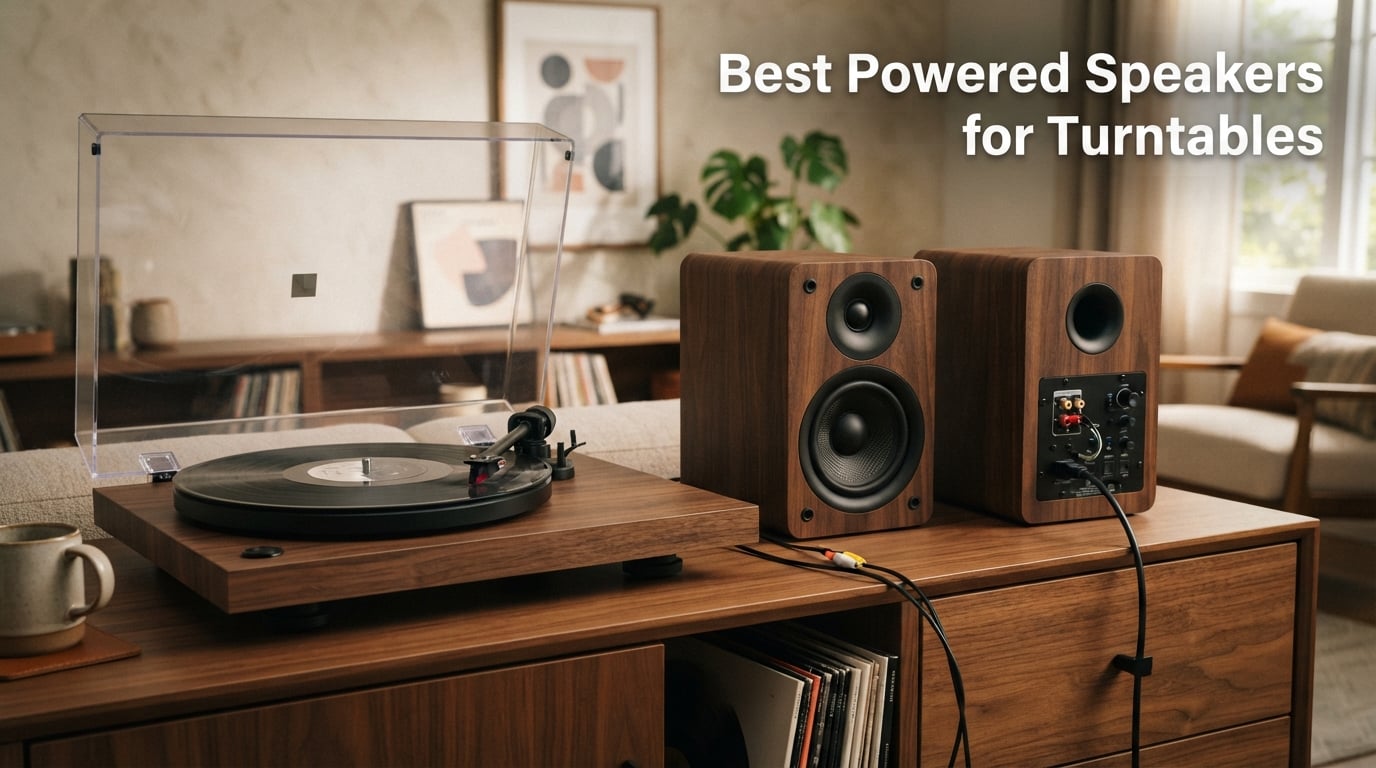 Best Powered Speakers for Turntables