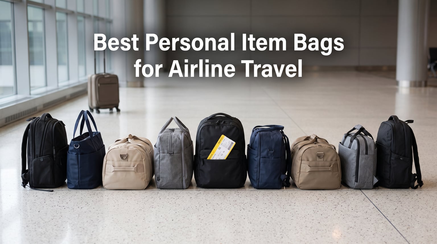 Best Personal Item Bags for Airline Travel
