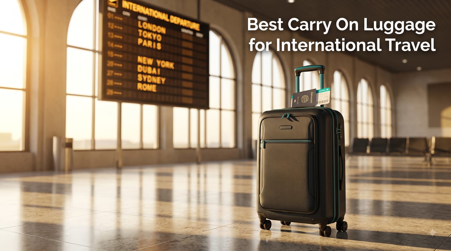 Best Carry On Luggage for International Travel