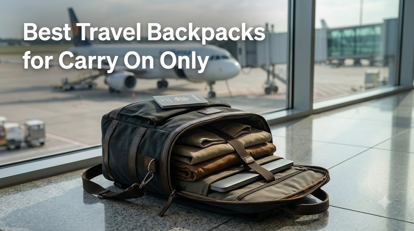 Best Travel Backpacks for Carry On Only