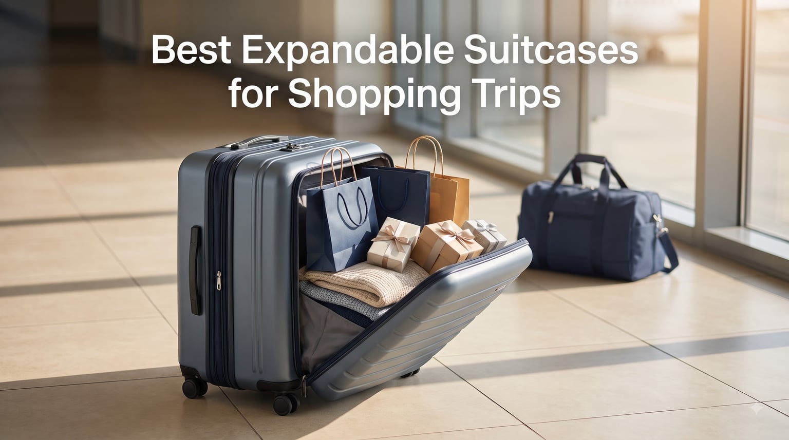 Best Expandable Suitcases for Shopping Trips
