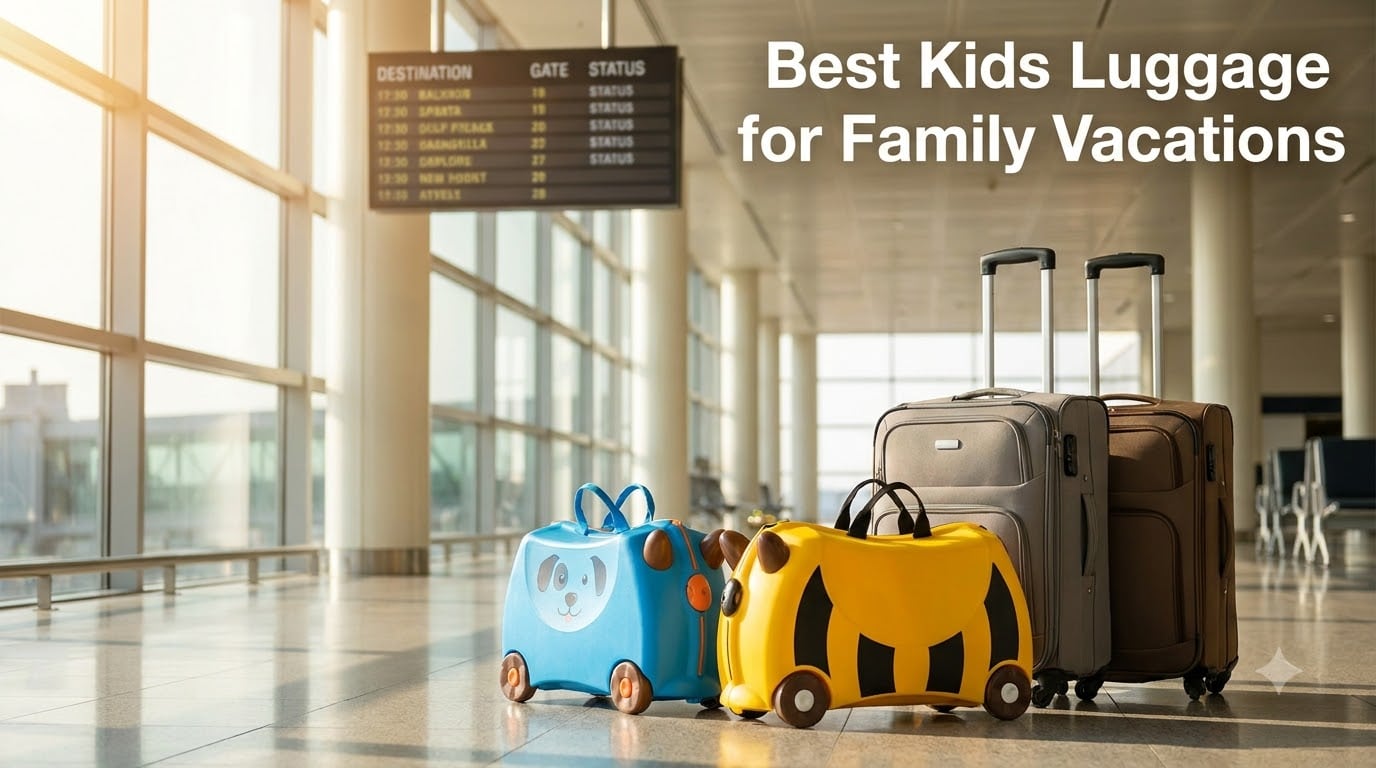 Best Kids Luggage for Family Vacations