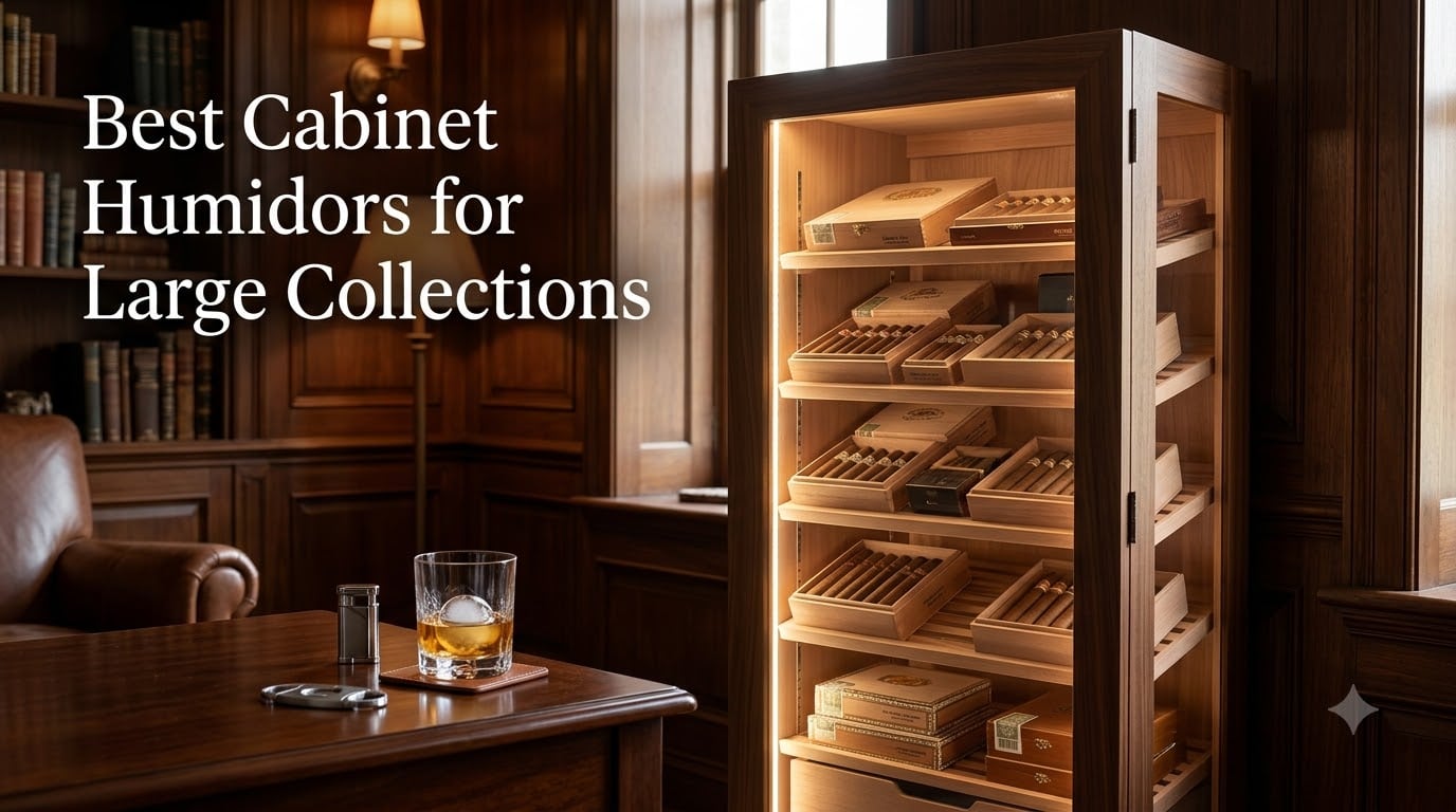 Best Cabinet Humidors for Large Collections