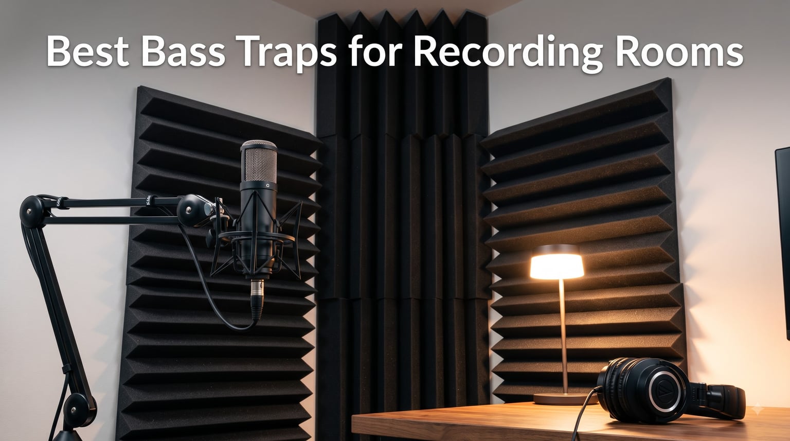 Best Bass Traps for Recording Rooms