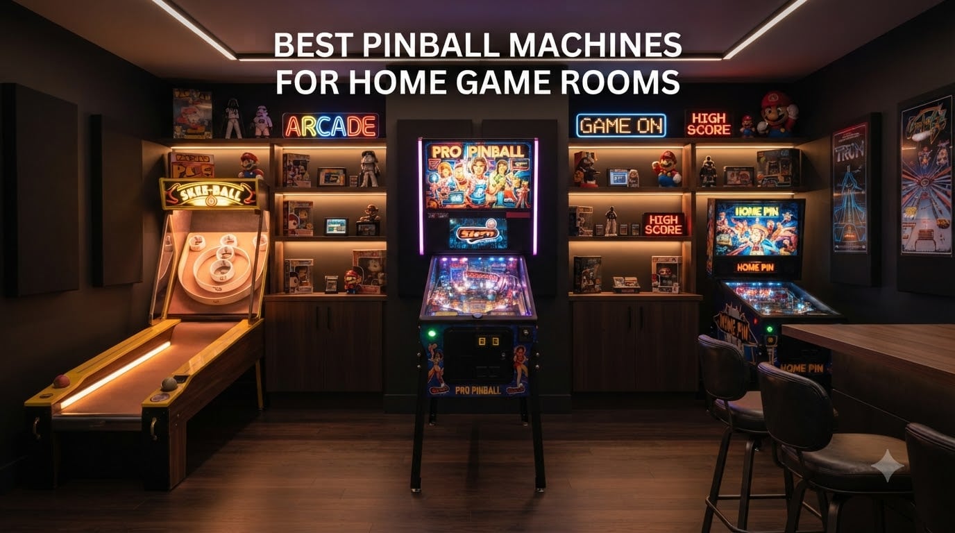 Best Pinball Machines for Home Game Rooms